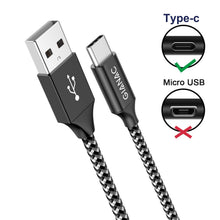 Carica l'immagine nel visualizzatore di Gallery, GIANAC Cavo USB C, 5Pezzi[0.25M 0.5M 1M 2M 3M] 3A Nylon Type-C di... - Ilgrandebazar
