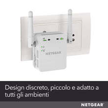 Carica l'immagine nel visualizzatore di Gallery, Netgear WN3000RP Ripetitore WiFi N300, Extender single 300 Mbps, Bianco