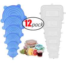 Carica l'immagine nel visualizzatore di Gallery, Coperchi Elasticizzati in Silicone per Alimenti,Riutilizzabili Silicone... - Ilgrandebazar