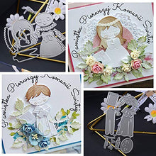 Carica l'immagine nel visualizzatore di Gallery, MEJOSER Fustelle Stencil Cutting Dies Fustella Comunione Battesimo - Ilgrandebazar