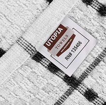 Carica l'immagine nel visualizzatore di Gallery, Utopia Towels - 12 Strofinacci da Cucina - Lavabili in Nero E Bianco - Ilgrandebazar