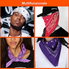 Carica l'immagine nel visualizzatore di Gallery, Anpro 12 Pezzi Bandane Multicolori per Cappelli,Bandana Capelli,... - Ilgrandebazar