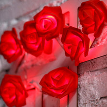 Carica l'immagine nel visualizzatore di Gallery, San Valentino Luci della Stringa Rosa, 6.5 ft 20 LED Luce Rosa Rossa