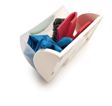 Carica l'immagine nel visualizzatore di Gallery, Snips 020755 ORDINELLO-Contenitore per spugne e 23x8x13 cm, Bianco Con Decori - Ilgrandebazar