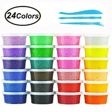 Carica l'immagine nel visualizzatore di Gallery, Fluffy Floam Slime Clay, Swallowzy 24 Colors Snow Mud Kit... - Ilgrandebazar
