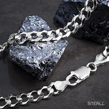 Carica l'immagine nel visualizzatore di Gallery, STERLL Catenina da uomo in argento, con custodia per gioielli, ideale come...