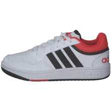 Carica l'immagine nel visualizzatore di Gallery, adidas Hoops Shoes, Sneaker Unisex - Bambini e ragazzi, Ftwr White Core Black Bright Red, 26.5 EU