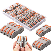 Carica l'immagine nel visualizzatore di Gallery, WPERSUVV Compact Connettore, Morsettiera a Barra di Pressione Bilaterale,...