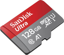 Carica l'immagine nel visualizzatore di Gallery, SanDisk Ultra Scheda di Memoria MicroSDXC da 128 GB e 128 GB, Rosso/Grigio