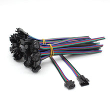 Carica l'immagine nel visualizzatore di Gallery, VIPMOON 20Pairs JST SM 4PIN Spina maschio a femmina EL cavo adattatore 4pin - Ilgrandebazar