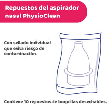 Carica l'immagine nel visualizzatore di Gallery, Chicco PhysioClean Ricambi Aspiratore Nasale, Bianco,10 Beccucci