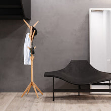 Carica l'immagine nel visualizzatore di Gallery, LANGRIA Appendiabiti di Bambo Tipo Albero con 8 Ganci in 4 Size-2, Bamboo