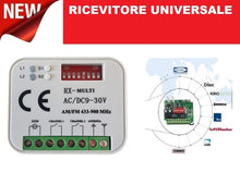 Carica l'immagine nel visualizzatore di Gallery, RICEVITORE UNIVERSALE RADIO RICEVENTE 2 canali TELECOMANDI Tante Multicolore - Ilgrandebazar