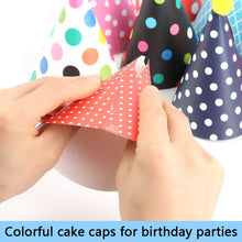 Carica l'immagine nel visualizzatore di Gallery, BESTZY 22pcs Cappellini per Feste Compleanno Bambini Carta...