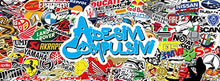 Carica l'immagine nel visualizzatore di Gallery, Stemma logo decal YAMAHA, coppia adesivi resinati, effetto 3D. Colore: nero...