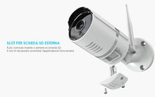 Carica l'immagine nel visualizzatore di Gallery, ieGeek Telecamera di Sorveglianza 1080P WiFi Esterno con Bianco - Ilgrandebazar