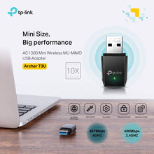 Carica l'immagine nel visualizzatore di Gallery, TP-Link Archer T3U Adattatore USB Scheda di Rete, Wireless Dual-Band Normale - Ilgrandebazar