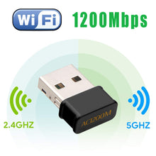 Carica l'immagine nel visualizzatore di Gallery, Maxesla Adattatore WiFi USB Mini 1200 Mbps Dual Band 1200Mbps - Ilgrandebazar