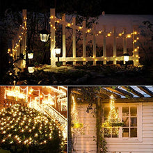 Carica l'immagine nel visualizzatore di Gallery, flintronic Catena Luminosa Solare, Luci Solari Esterno, 8 Modi #1 Pc 100led