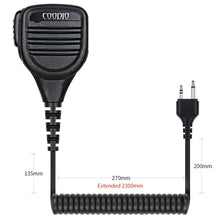 Carica l'immagine nel visualizzatore di Gallery, COODIO 2-Pin Superiore Microfono a IP54 Impermeabile Altoparlante - Ilgrandebazar