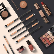Carica l'immagine nel visualizzatore di Gallery, Pennelli per Trucco Occhi Professionali - Make Up Kit di 7 Oro Rosa - Ilgrandebazar