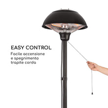 Carica l'immagine nel visualizzatore di Gallery, Blumfeldt Heat Guard Blackline Delicate - Riscaldamento da 1500 W Nero - Ilgrandebazar