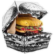 Carica l'immagine nel visualizzatore di Gallery, Rainbow Socks - Donna Uomo Divertenti Hamburger Calze - 2 Paia - Ilgrandebazar