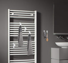 Carica l'immagine nel visualizzatore di Gallery, Appendini per Termoarredo 8pz Ganci Portasciugamani Bagno Appendere... - Ilgrandebazar