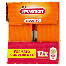 Carica l'immagine nel visualizzatore di Gallery, Plasmon Latte Liquido Nutri Mune 3 Biscotto - 12 confezioni da 500 ml,...