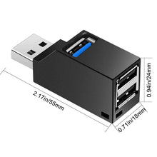 Carica l'immagine nel visualizzatore di Gallery, EasyULT USB 3.0 Hub, 3-Porta Splitter Hub (2 2.0 + 3.0) Direct Tower... - Ilgrandebazar