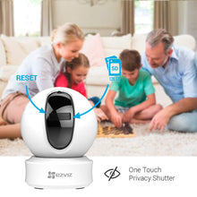 Carica l'immagine nel visualizzatore di Gallery, EZVIZ C6C 720p Telecamera di Sorveglianza, 360° WiFi Videocamera 720P, Bianco - Ilgrandebazar