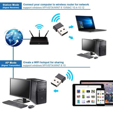 Carica l'immagine nel visualizzatore di Gallery, Maxesla Adattatore WiFi USB Mini 1200 Mbps Dual Band 1200Mbps - Ilgrandebazar