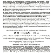 Carica l'immagine nel visualizzatore di Gallery, Note D'Espresso Caffè Qualità Oro, Capsule Compatibili Soltanto con Sistema NESPRESSO, 100 Caps