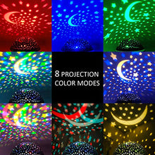 Carica l'immagine nel visualizzatore di Gallery, Shayson Lampada Proiettore Stelle Luce Notturna LED di...