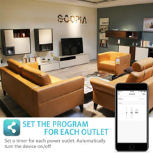 Carica l'immagine nel visualizzatore di Gallery, Ciabatta Intelligente Multipresa WIFI, Smart con 4 Prese AC 3 Porte... - Ilgrandebazar