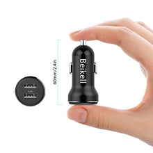 Carica l'immagine nel visualizzatore di Gallery, Beikell Caricabatteria da Auto, Rapido USB Adattatore per Nero - Ilgrandebazar