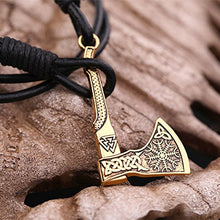 Carica l'immagine nel visualizzatore di Gallery, Fishhook Bracciale con simbolo a forma di ascia, stile: wicca, normanno,...