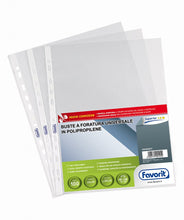 Carica l'immagine nel visualizzatore di Gallery, Favorit 100460057 Buste a Foratura Universale, Formato Interno 22x30 cm,... - Ilgrandebazar