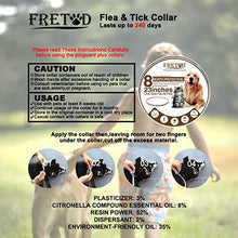 Carica l'immagine nel visualizzatore di Gallery, FRETOD Collare Antipulci per Cani e Gatti – 65cm Ajustable Collare... - Ilgrandebazar