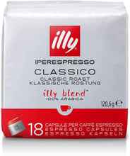 Carica l'immagine nel visualizzatore di Gallery, illy Capsule Caffè Iperespresso Tostato Classico, Confezione da 6 x 18 Capsule