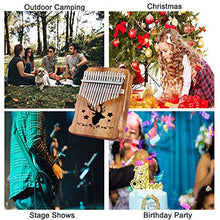 Carica l'immagine nel visualizzatore di Gallery, Kalimba Thumb Piano 17 tasti, Topnaca Finger Con Istruzioni, Mbira... - Ilgrandebazar