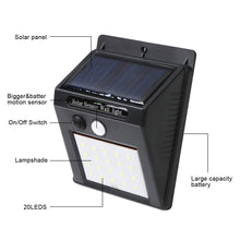 Carica l'immagine nel visualizzatore di Gallery, flintronic Luce solare a LED, Luci Solari da Esterni, 20 LED #1 20 Led - Ilgrandebazar