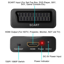 Carica l'immagine nel visualizzatore di Gallery, AMANKA Convertitore SCART a HDMI Adattatore to HDMI, - Ilgrandebazar