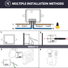 Carica l'immagine nel visualizzatore di Gallery, LoraTap Interruttore Smart WiFi Telecomando Timer Switch Wireless blue - Ilgrandebazar