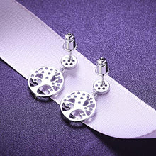 Carica l'immagine nel visualizzatore di Gallery, LEVIOLET gioielli con motivo dell’albero della vita, orecchini in argento... - Ilgrandebazar