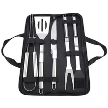 Carica l'immagine nel visualizzatore di Gallery, 5pcs / set strumenti per barbecue in acciaio inox kit coltello... - Ilgrandebazar
