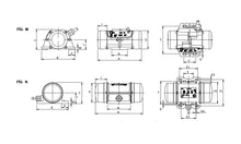 Carica l'immagine nel visualizzatore di Gallery, VX20 Vibrazioni del motore 230 Volt Vibration elettrico di... - Ilgrandebazar