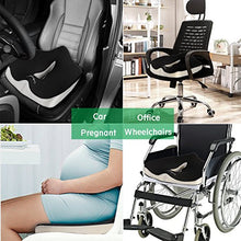 Carica l'immagine nel visualizzatore di Gallery, Carttiya Cuscini per Sedie Ortopedico,Cuscino Coccige Memory Foam, Medium - Ilgrandebazar