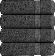 Carica l'immagine nel visualizzatore di Gallery, Utopia Towels - Set di Asciugamani Mani (4 Pezzi, 41x 71 cm/ 16x28 Grigio - Ilgrandebazar