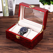 Carica l'immagine nel visualizzatore di Gallery, Scatola Porta Orologi Legno Custodia per 3 - Ilgrandebazar